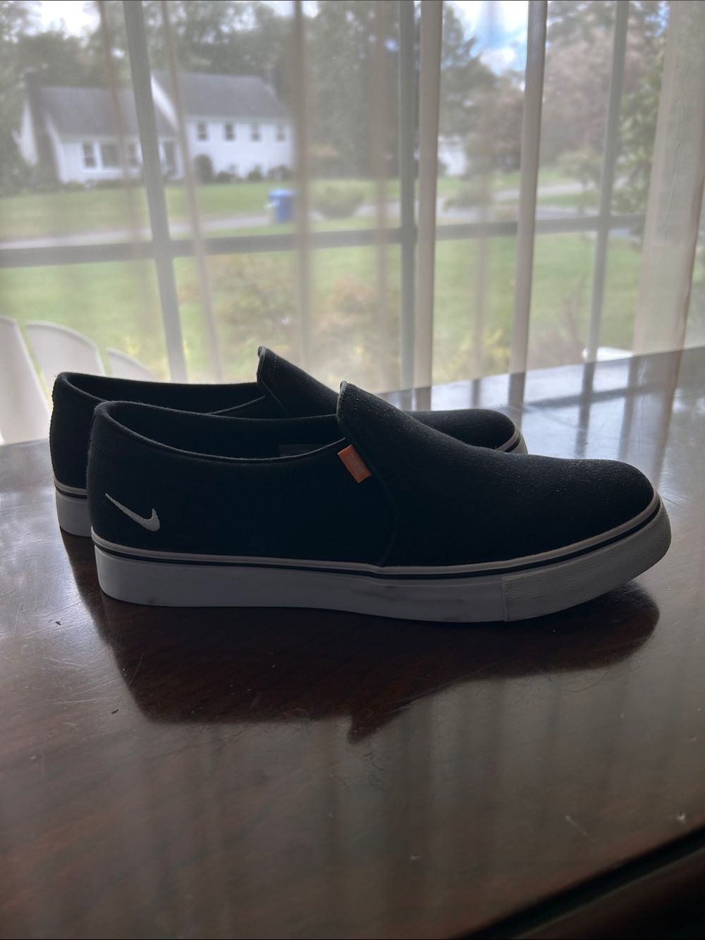 Nike Women’s Slip-On Canvas Shoes - Black